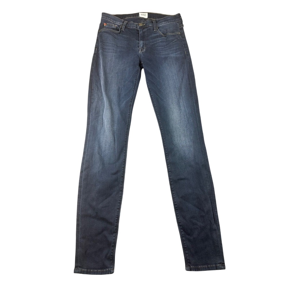 Hudson Jeans Women 27 Blue Nico Super Skinny Denim USA Made Mid Rise Urban Work